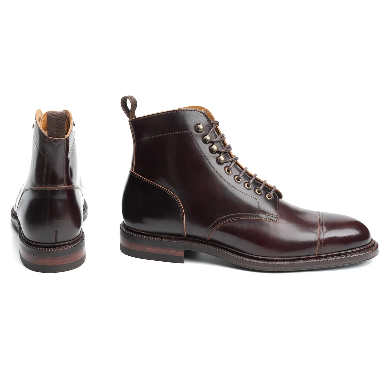 101200 - BURGUNDY HORWEEN SHELL CORDOVAN - E