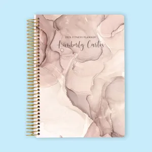 6x9 Fitness Planner - Neutral Abstract Ink