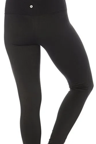 90 Degree By Reflex Fleece Lined Leggings - Yoga Pants - Black Medium