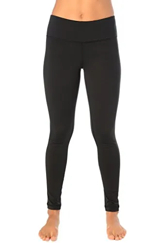 90 Degree By Reflex Fleece Lined Leggings - Yoga Pants - Black Medium