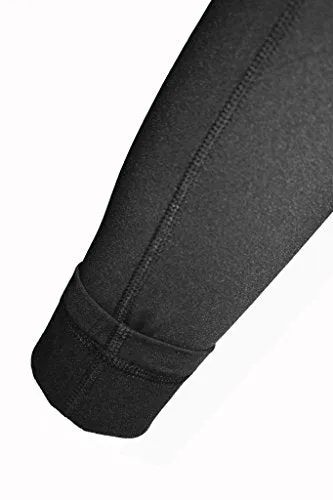 90 Degree By Reflex Fleece Lined Leggings - Yoga Pants - Black Medium