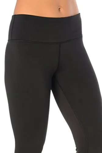 90 Degree By Reflex Fleece Lined Leggings - Yoga Pants - Black Medium