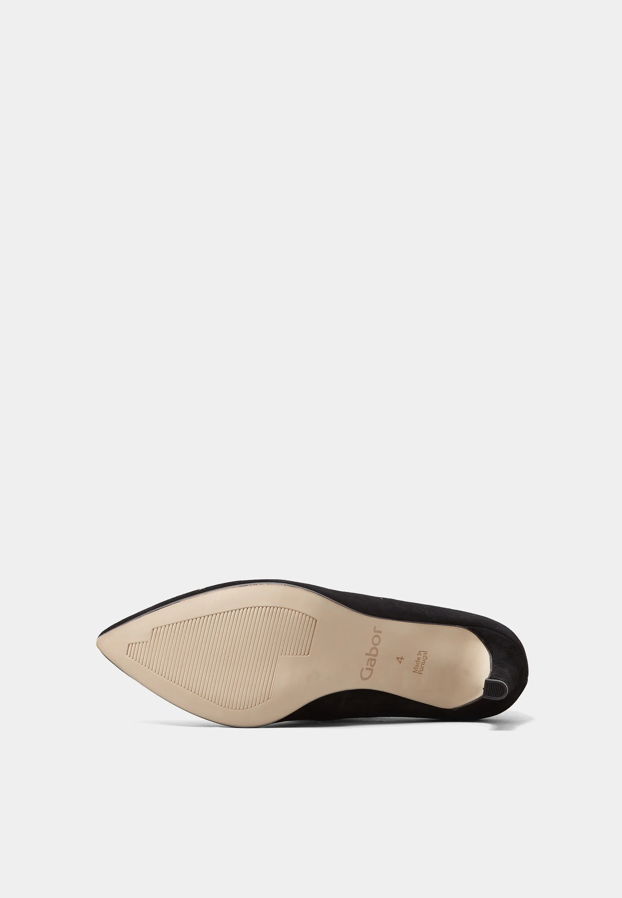 91.380 Suede Court Shoes Black Suede