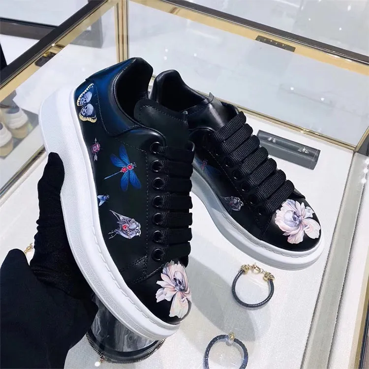 ALISANDRO MOQUEN MAI KUN 3D DESIGN LEATHER CHUNKY SOLE UNISEX SNEAKER