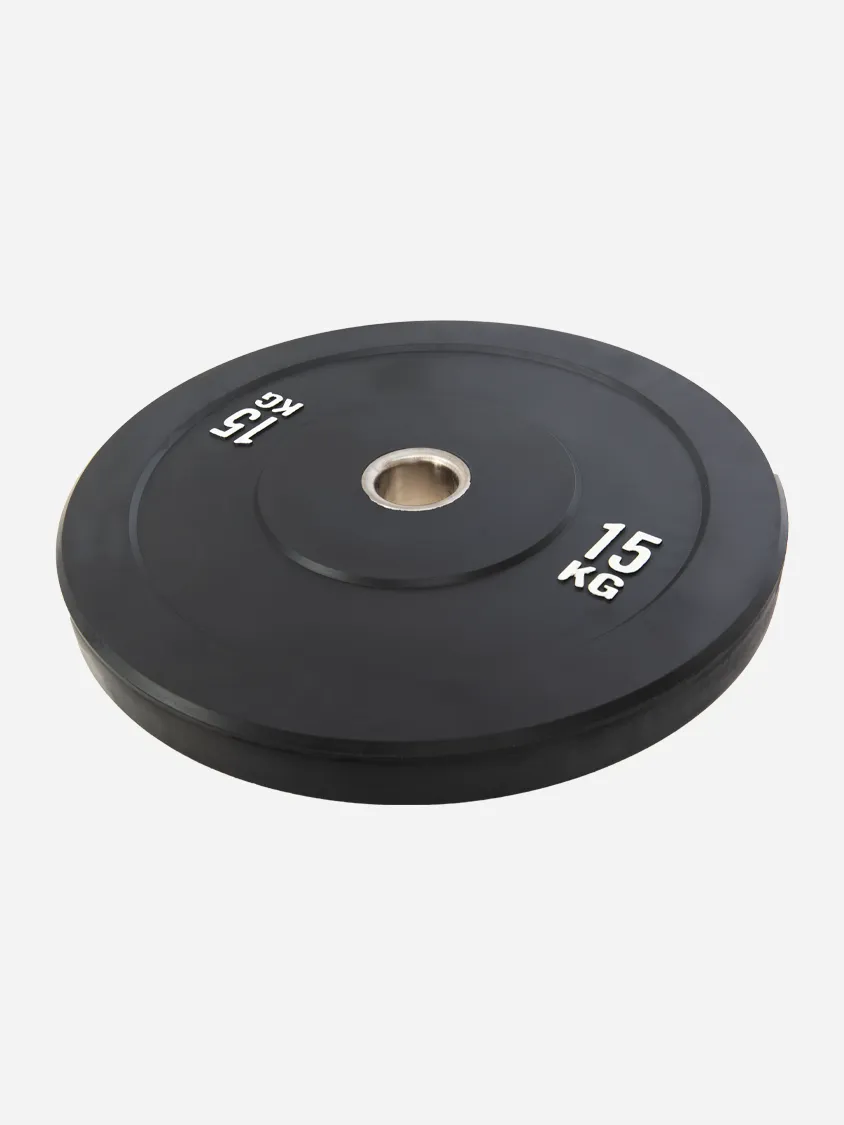 Aln Accessories  Rubber Bumper Plates 15 Kg Black