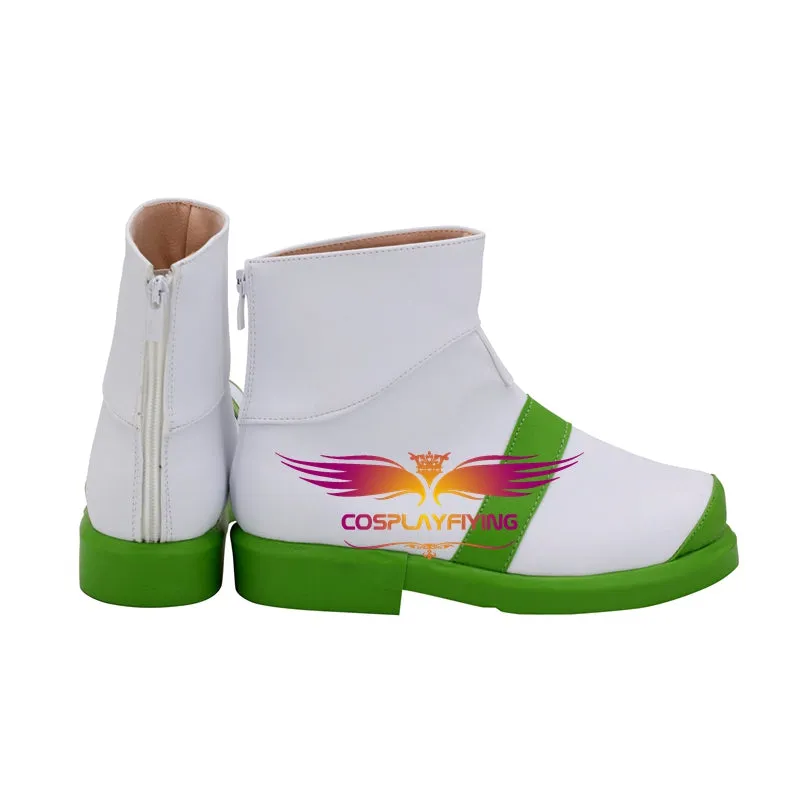 Anime Movie PROMARE Heris Ardebit White Cosplay Shoes Boots Custom Made Adult Men Women Halloween Carnival