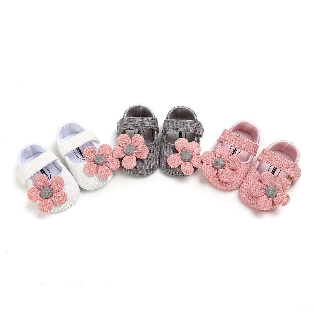 Baby First Walkers Clothing Kids Infant Newborn Baby Boy Girl Unisex Soft Sole Crib Shoes Flower Cotton Prewalker Shoes.