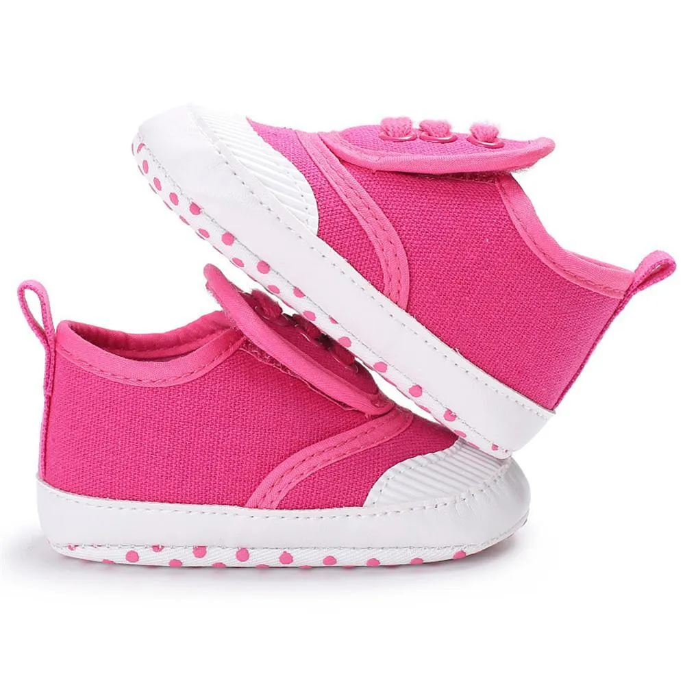 Baby Unisex Magic Tape Canvas Sneakers Wholesale