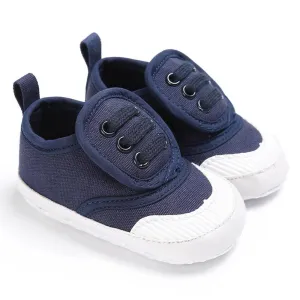 Baby Unisex Magic Tape Canvas Sneakers Wholesale