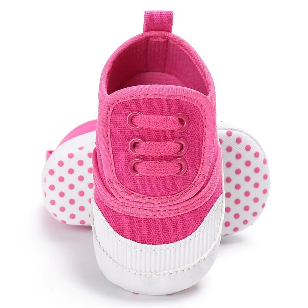 Baby Unisex Magic Tape Canvas Sneakers Wholesale
