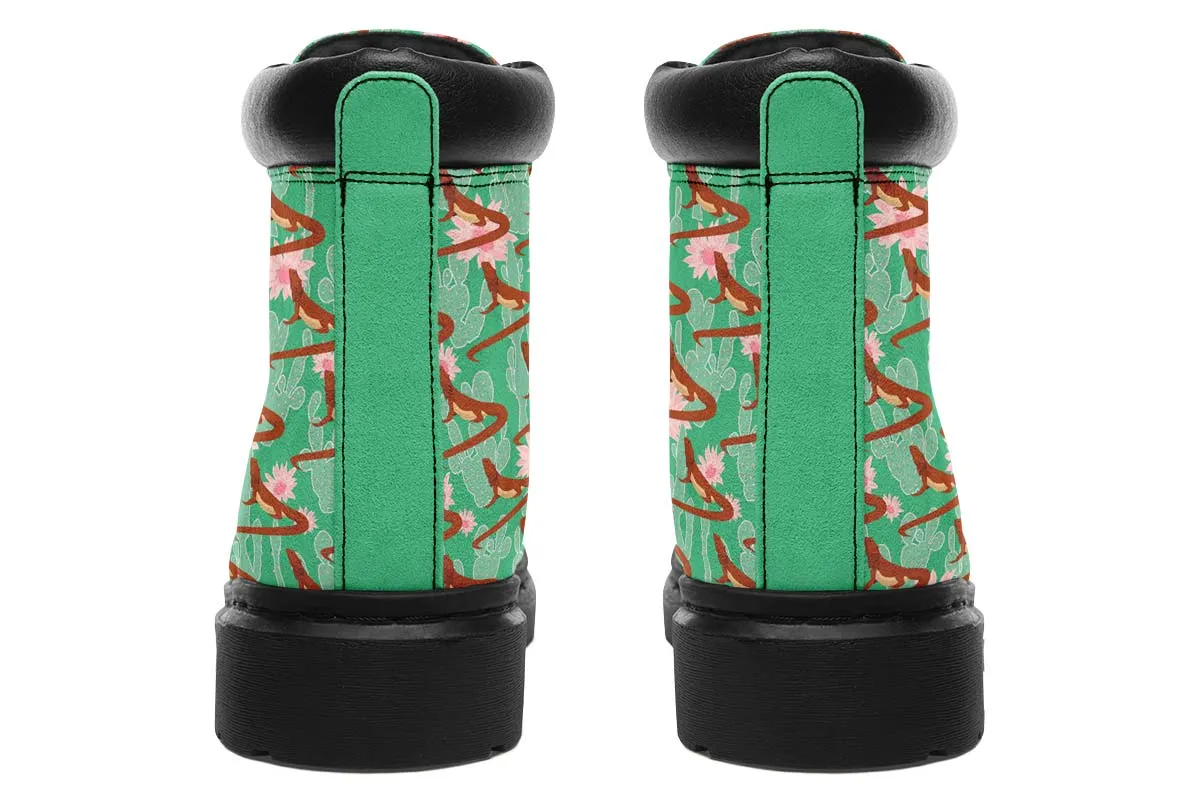 Bearded Dragon Pattern Classic Vibe Boots
