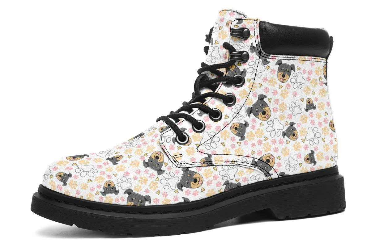 Beauceron Puppy Pattern Classic Vibe Boots