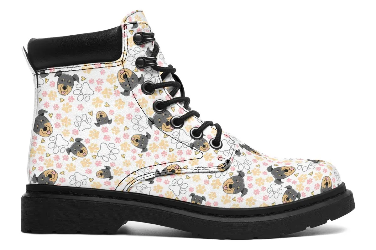 Beauceron Puppy Pattern Classic Vibe Boots