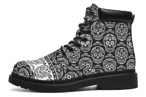 Black And White Skull