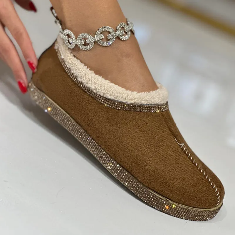 Casual Fur Flat Shoes