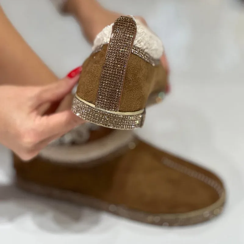 Casual Fur Flat Shoes