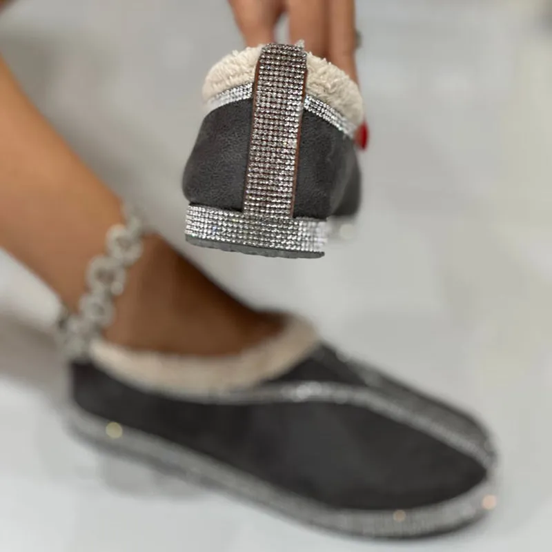 Casual Fur Flat Shoes