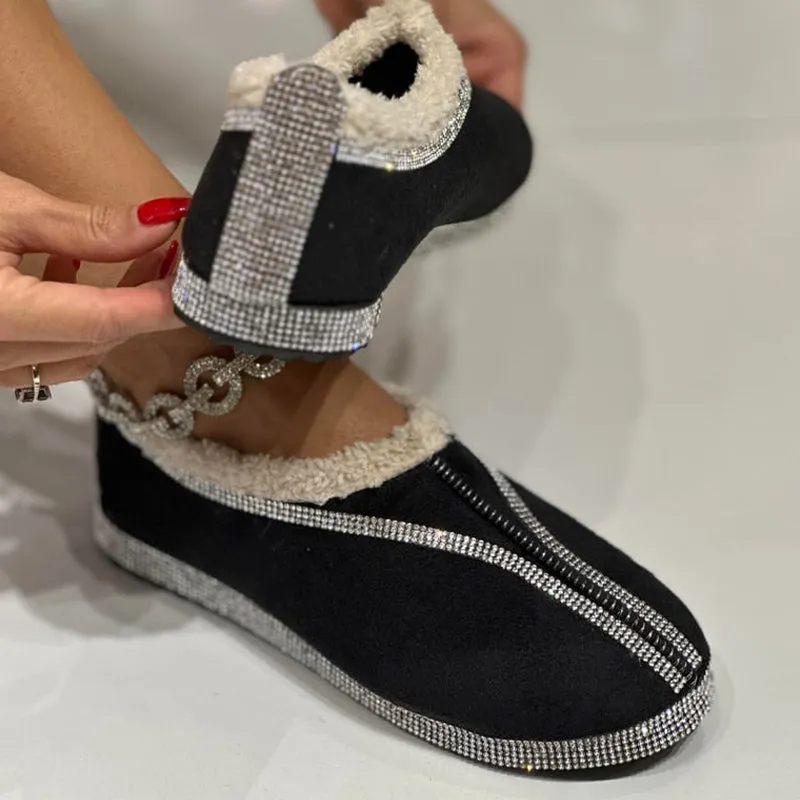 Casual Fur Flat Shoes