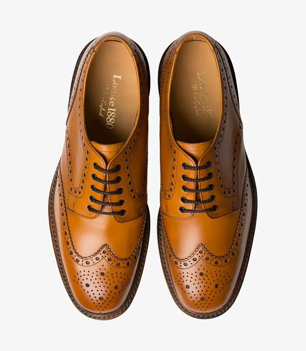 Chester Brogue Shoes - Tan