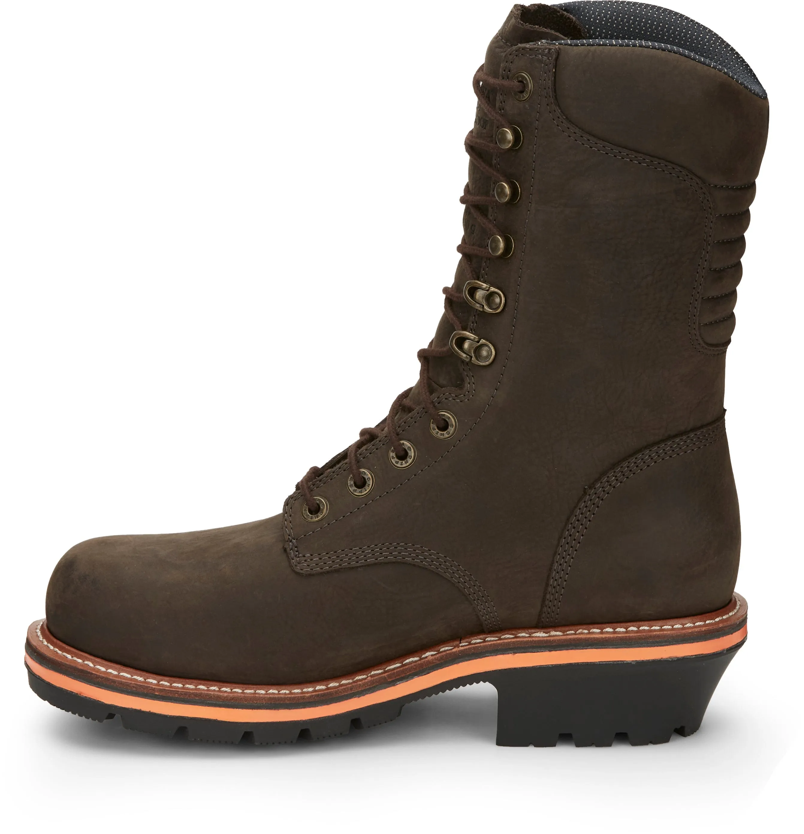 Chippewa Men's Thunderstruck Brown Waterproof Composite Toe Lace-Up Work Boots TH1031