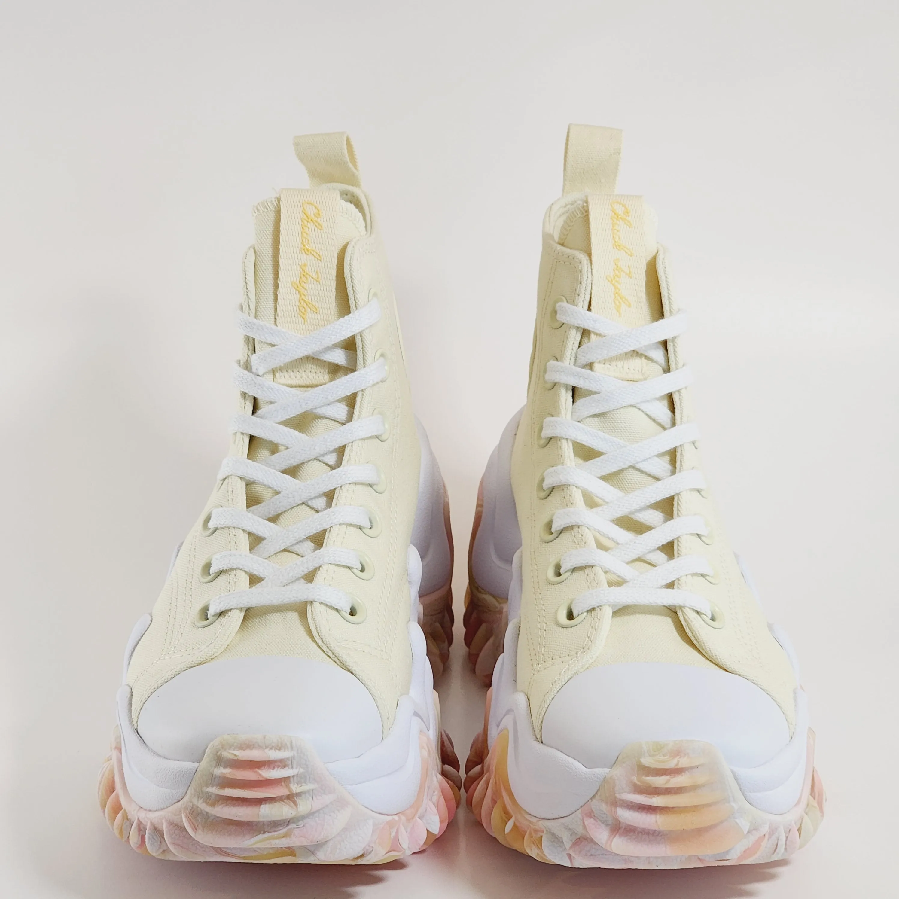 Converse Run Star Motion Hi 'Soft Dune' Women's Platform Sneakers A03518C NWT