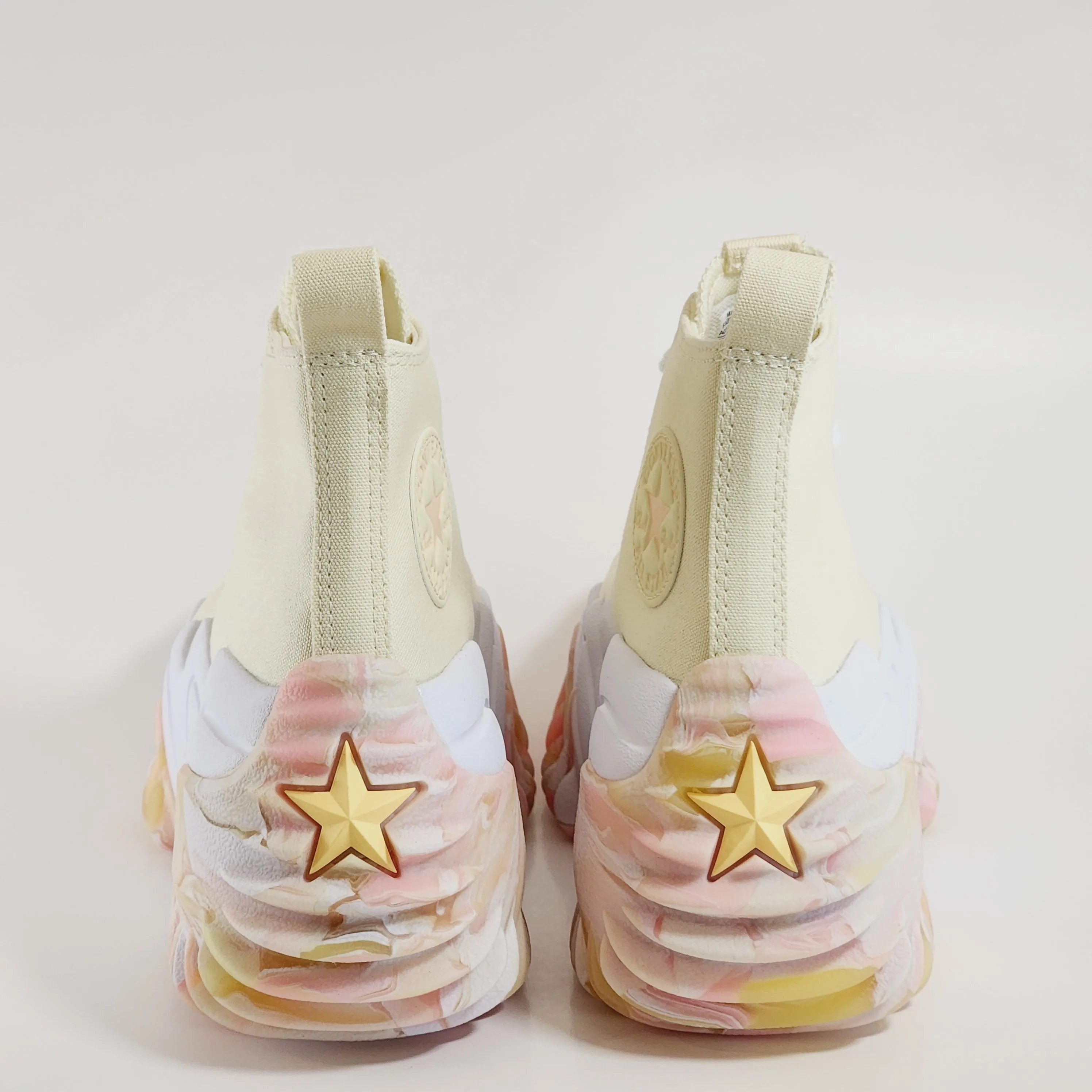 Converse Run Star Motion Hi 'Soft Dune' Women's Platform Sneakers A03518C NWT