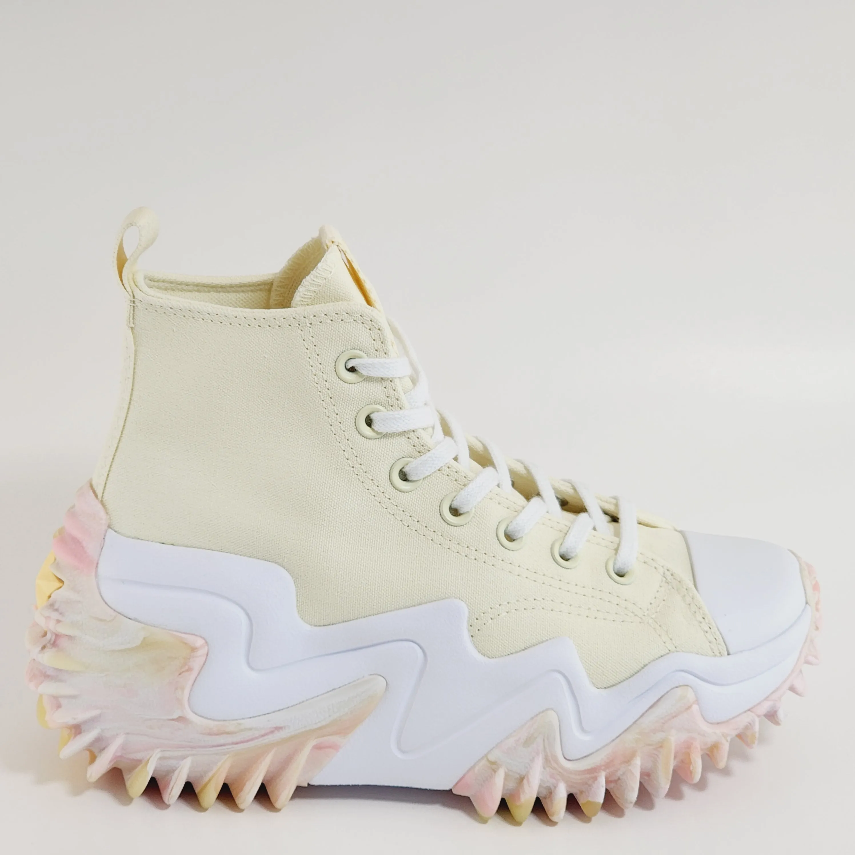 Converse Run Star Motion Hi 'Soft Dune' Women's Platform Sneakers A03518C NWT