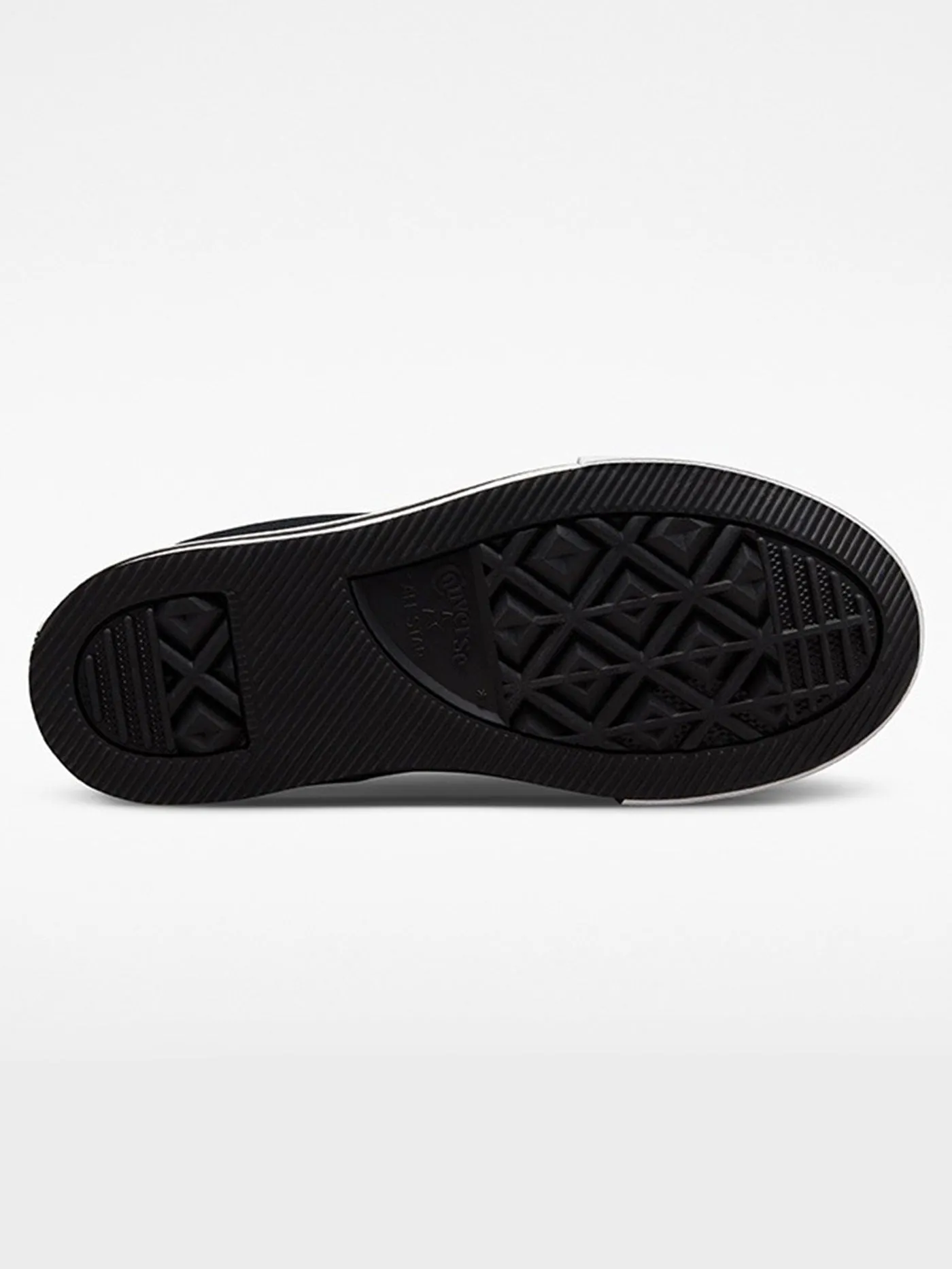 CTAS Platform Hi black/White/Black Shoes (Kids)