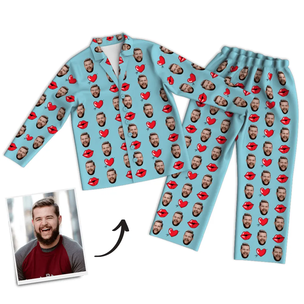 Custom Sleepwear Personalized Face Pajamas Gifts For Her