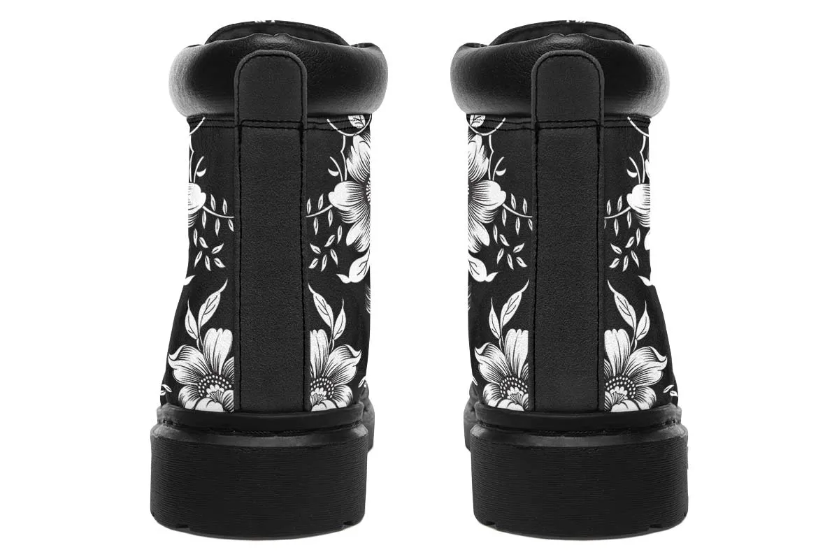 Cute Black And White Flowers
