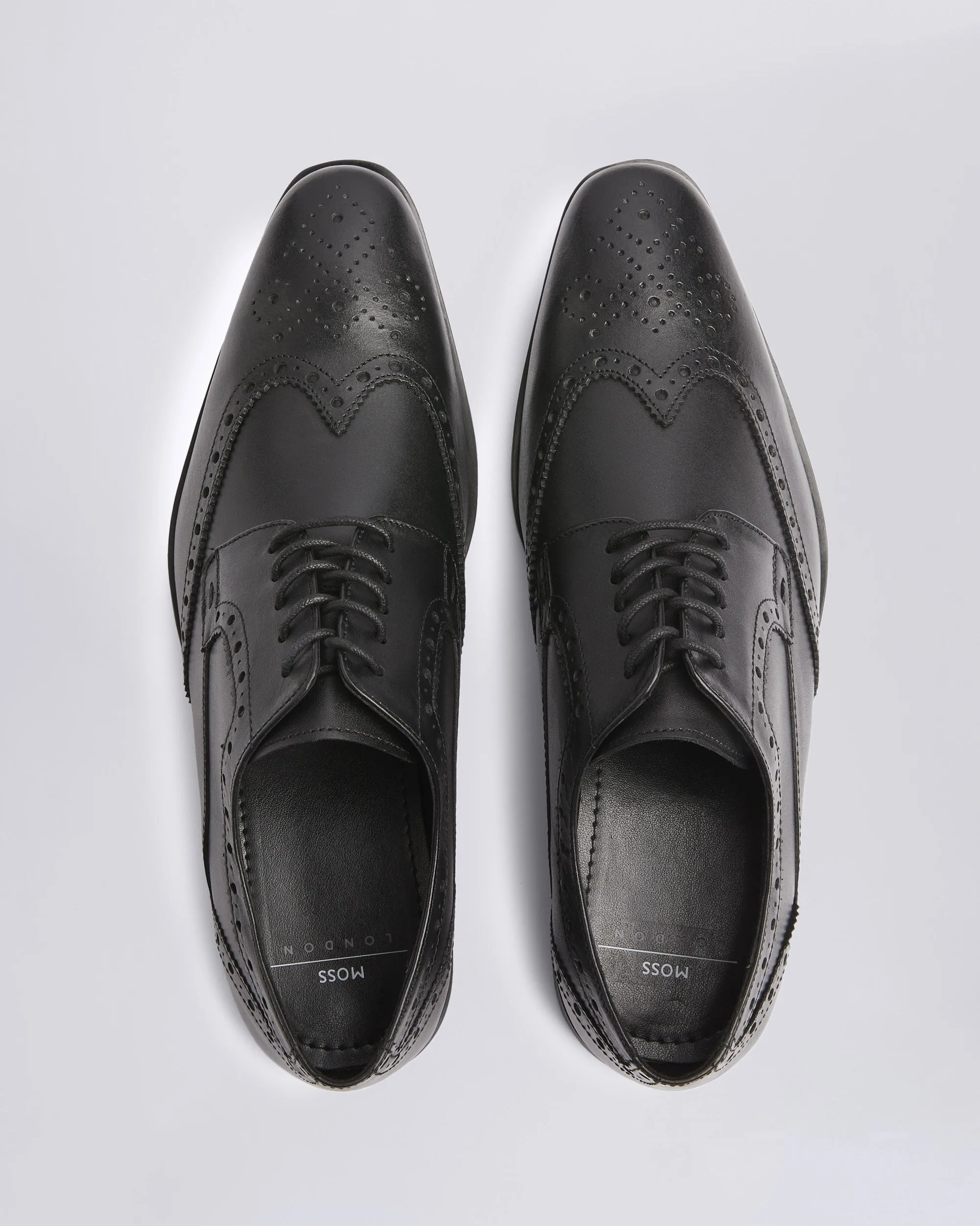 Deakin Black Brogue Shoe