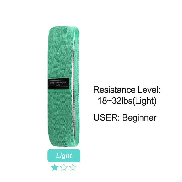 Elastic Fitness Belt Set
