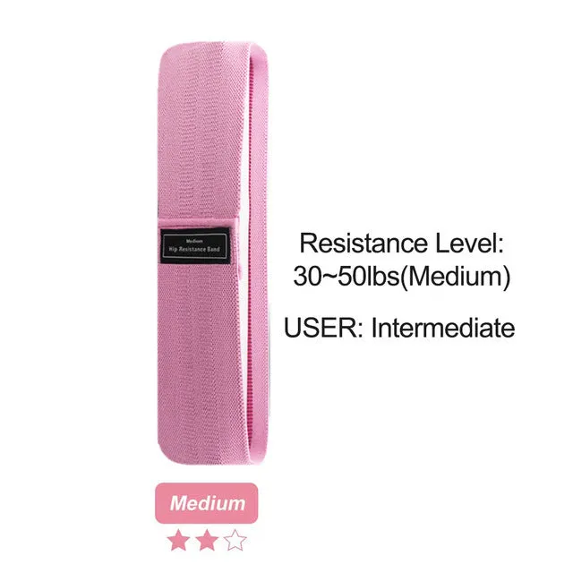 Elastic Fitness Belt Set