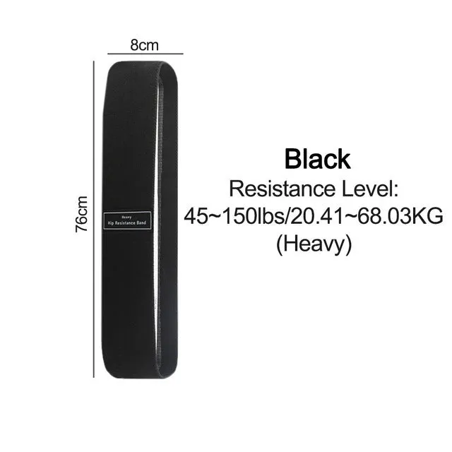 Elastic Fitness Belt Set