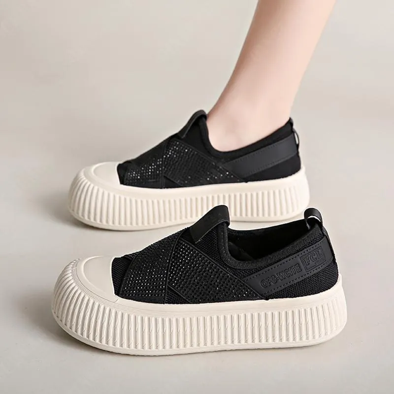 Elastic Platform Casual Shoes