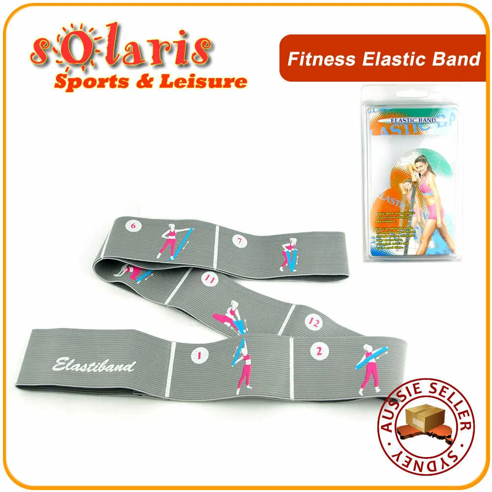 Fitness Elastic Band for Home Gym Yoga Rehabilitation Workout Full Body Toning