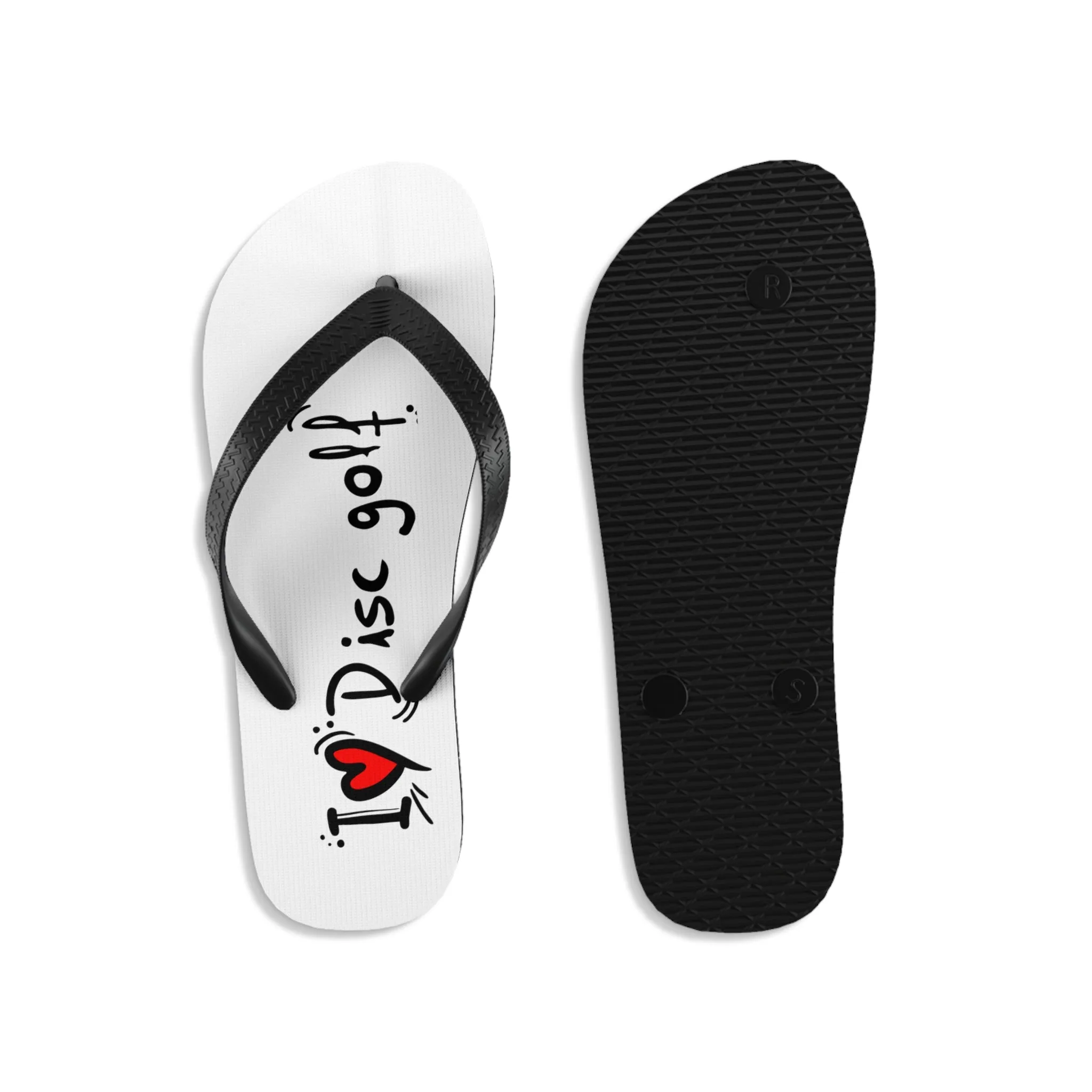 Flip-Flops - I LOVE DISC GOLF -Unisex  (S-M-L)