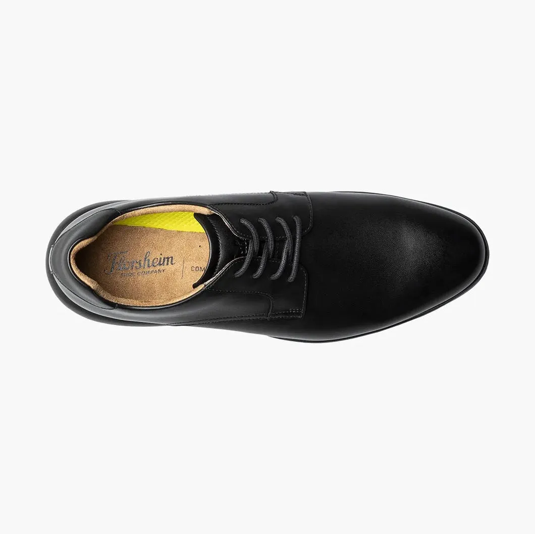 Florsheim Mens Black Lace-Up Oxford Dress Shoes - Wide