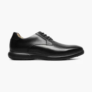 Florsheim Mens Black Lace-Up Oxford Dress Shoes - Wide