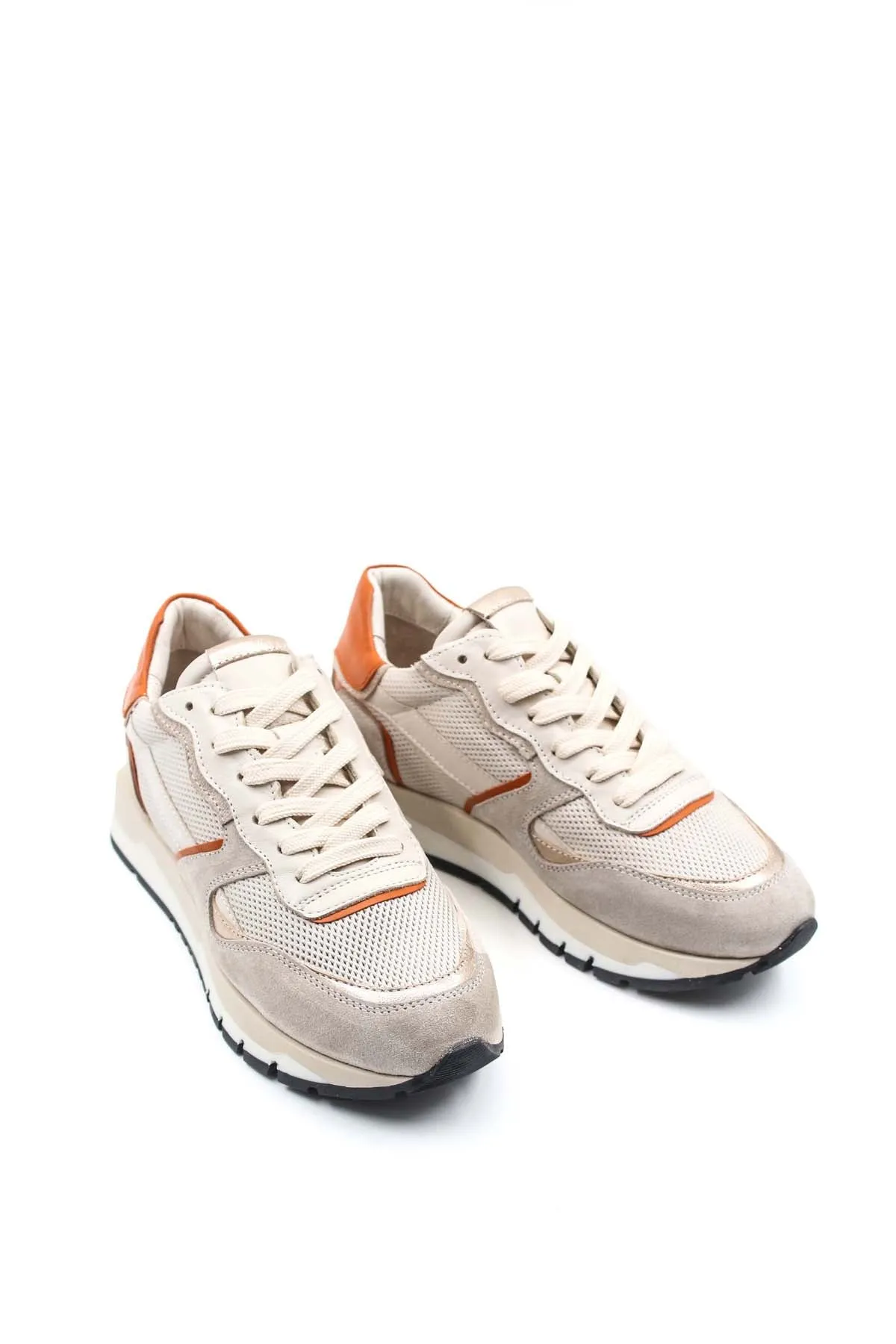 FST Genuine Leather Women's Casual Shoes 009ZA0351 Beige - Gulfport