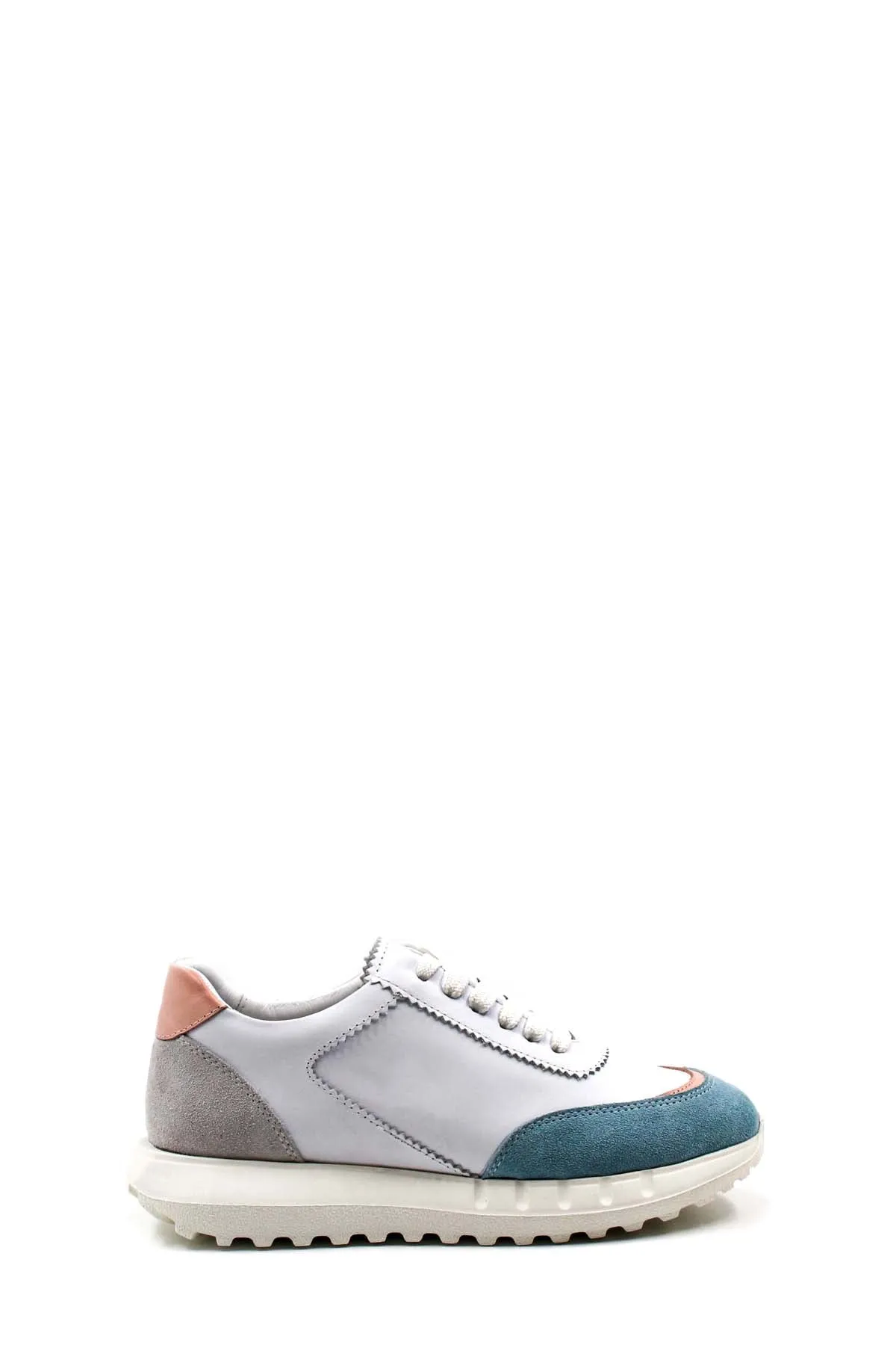 FST Genuine Leather Women's Casual Shoes 009ZA0631 White Denim - Cape Girardeau