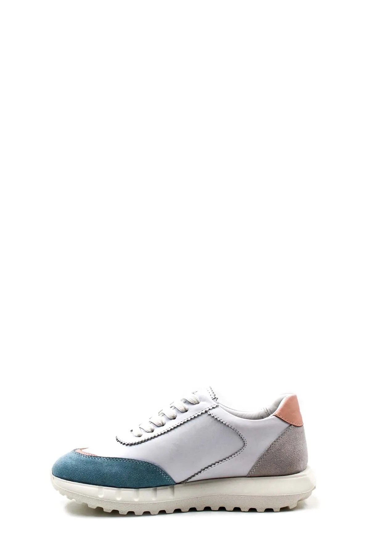 FST Genuine Leather Women's Casual Shoes 009ZA0631 White Denim - Cape Girardeau