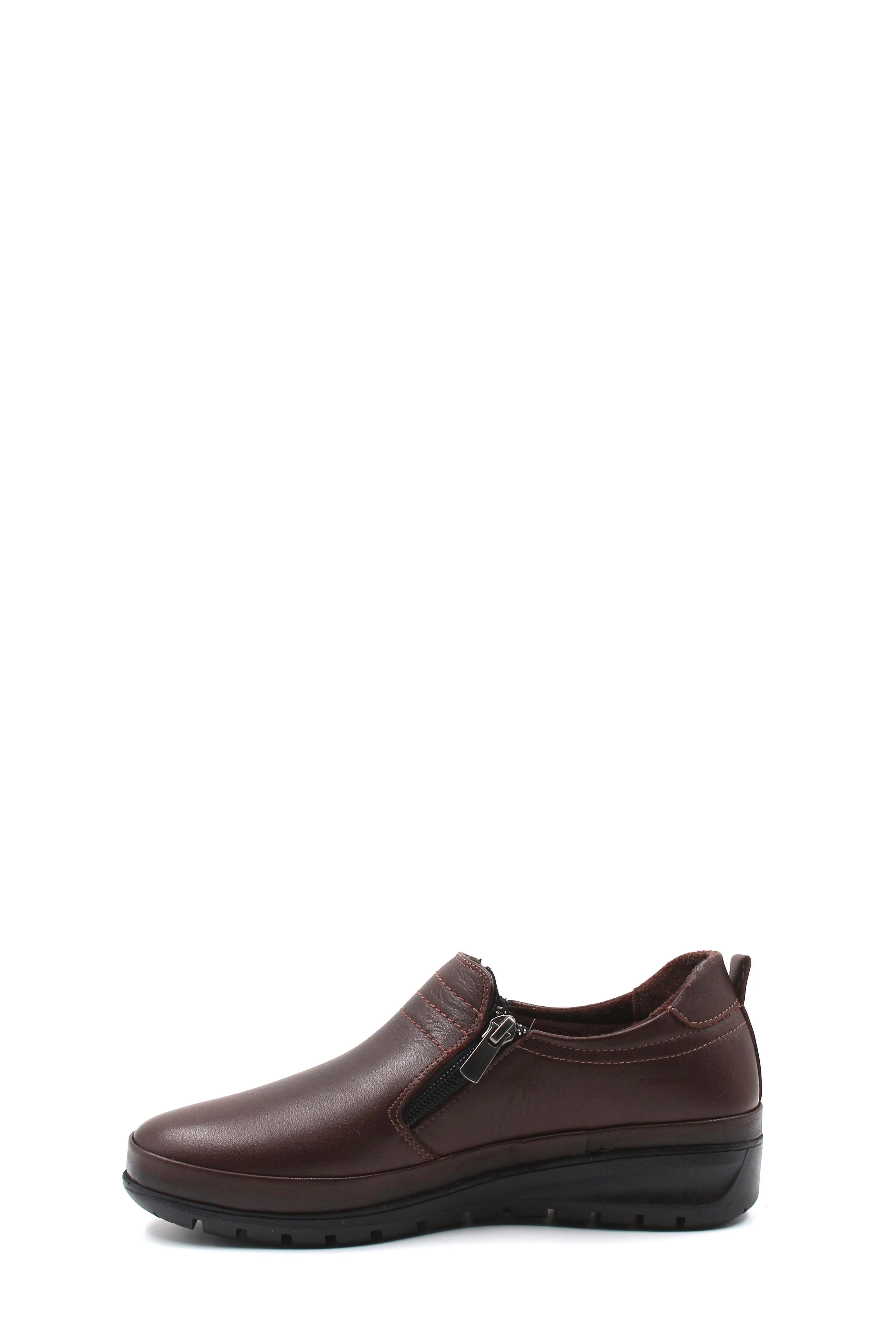 FST Genuine Leather Women's Casual Shoes 792ZA101-8753 Brown - Clondalkin