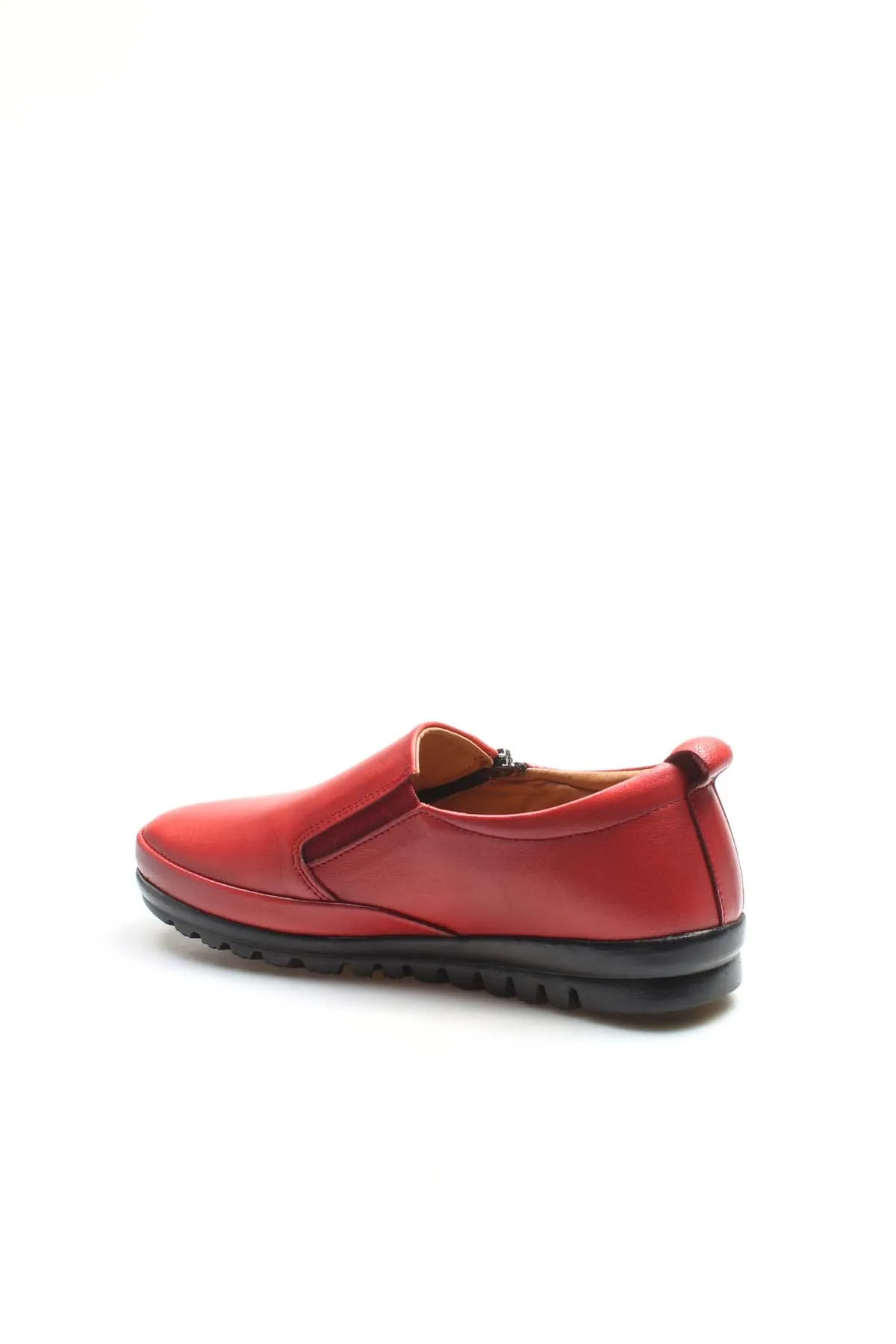 FST Genuine Leather Women's Casual Shoes 881ZA1085 Red - Tuckahoe
