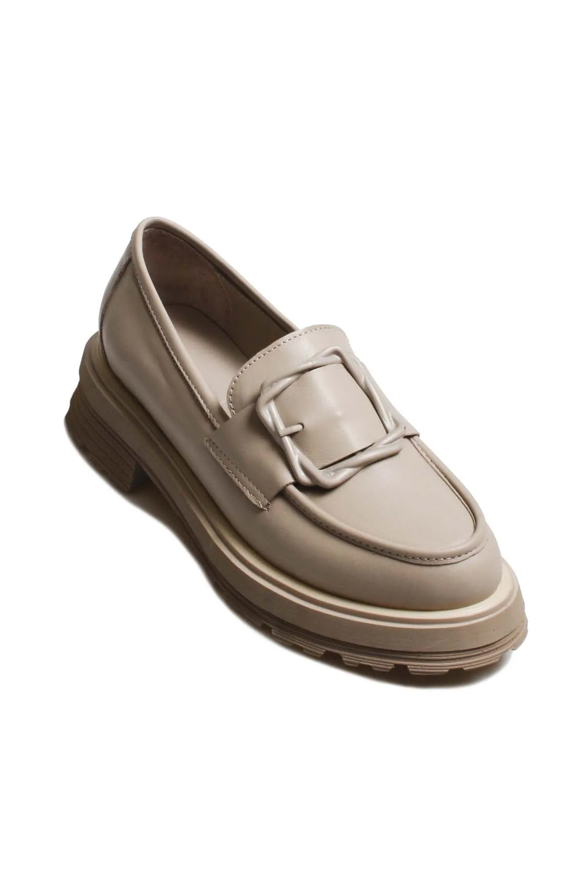 FST Genuine Leather Women's Casual Shoes 965ZA3287 Mink - Cinisello Balsamo