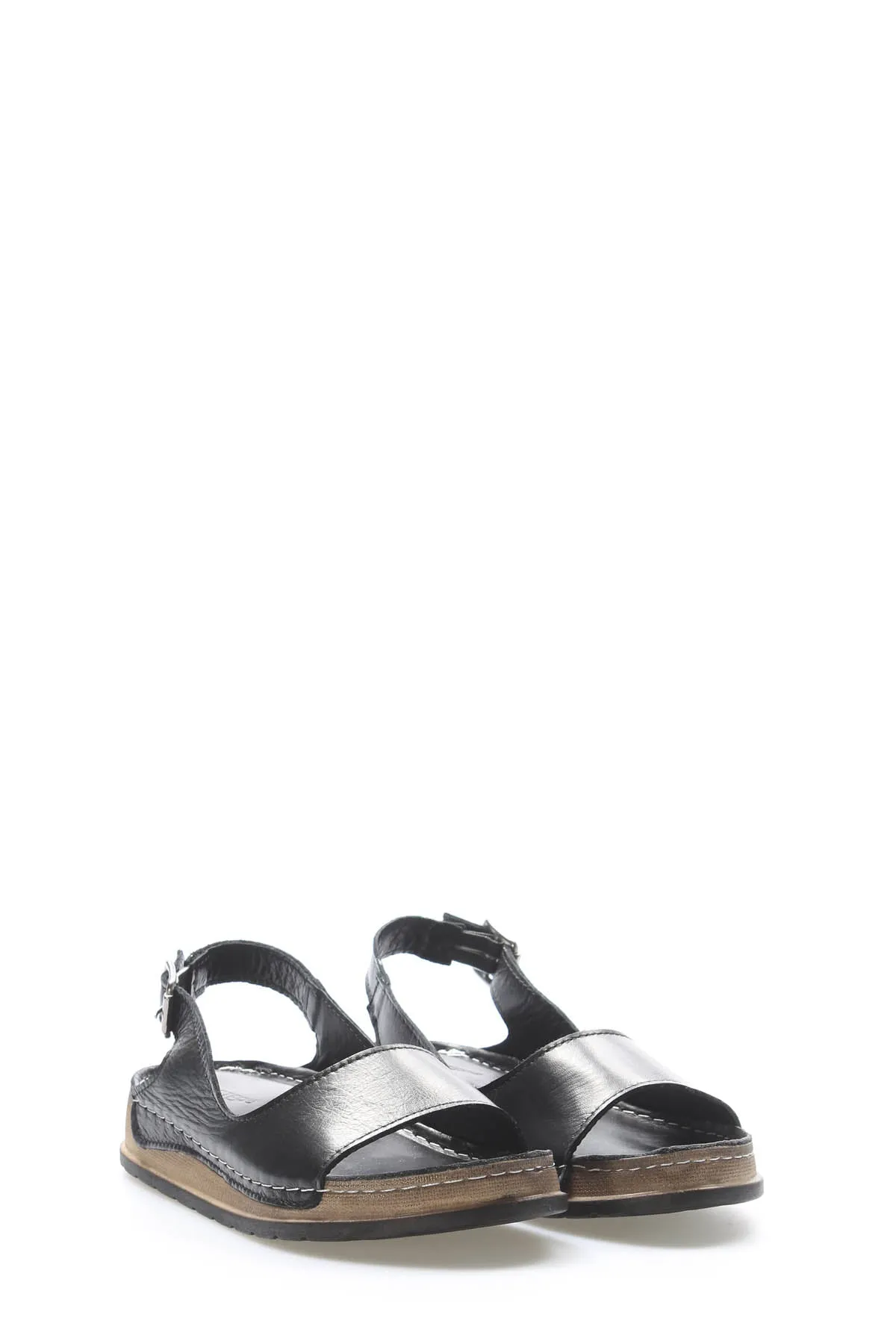 FST Genuine Leather Women's Casual Shoes 972ZA306 Black - Freeport