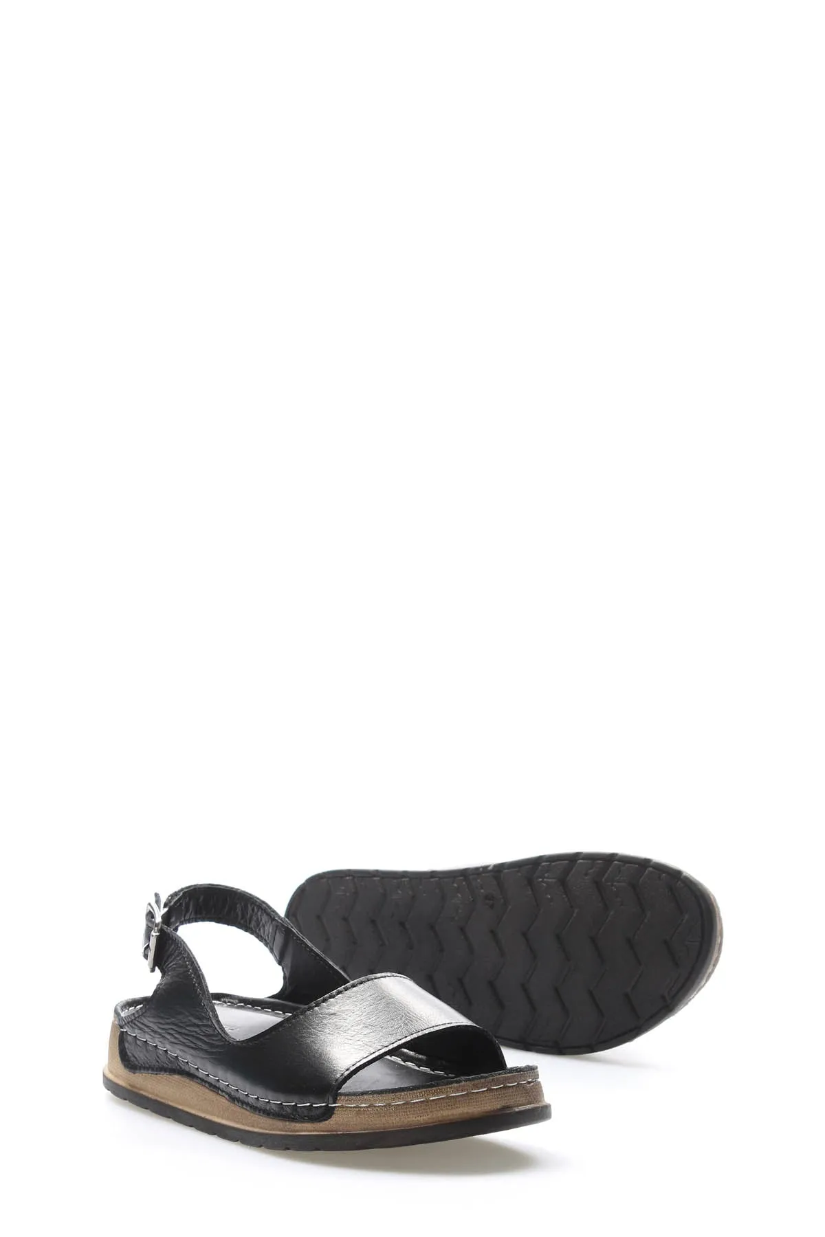 FST Genuine Leather Women's Casual Shoes 972ZA306 Black - Freeport