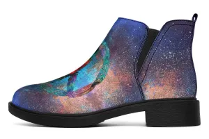 Galaxy Spray Paint Peace Feather