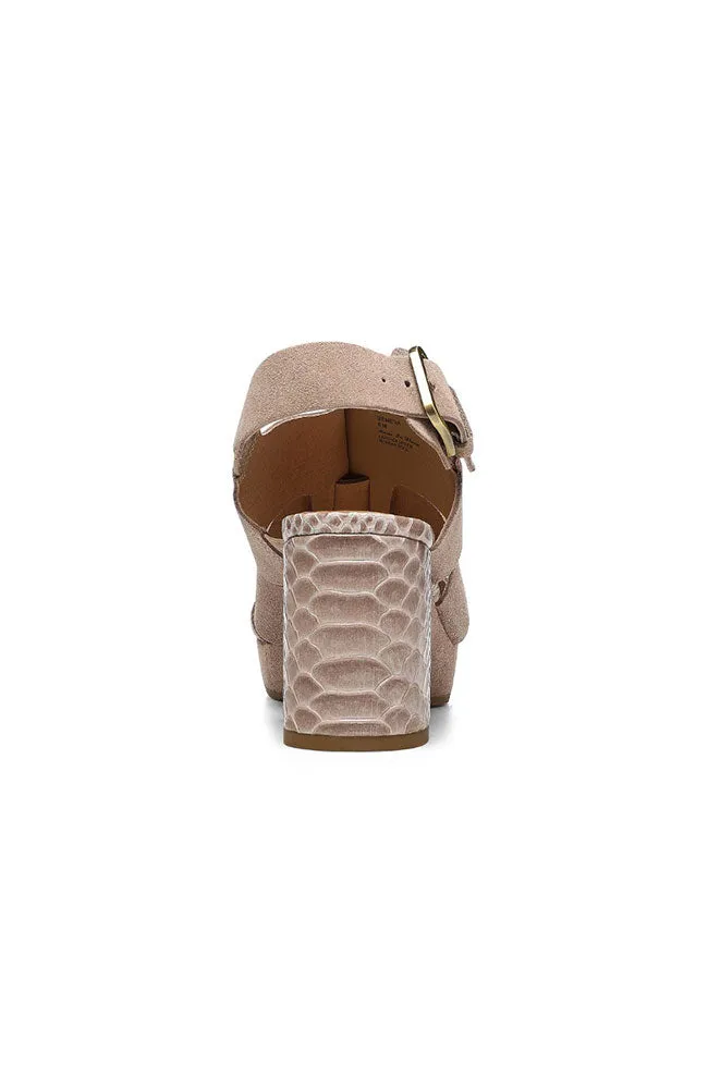 Geneva High Heel Sandle in Mushroom