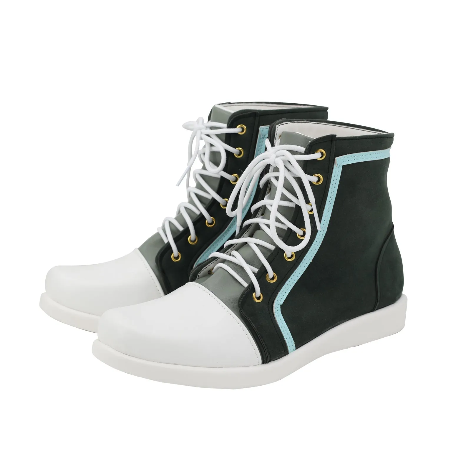 Genshin Impact Venti Cosplay Shoes Boots Custom Made for Adult Men and Women Halloween Carnival